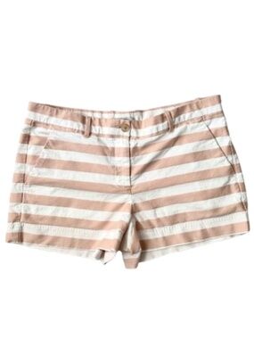 Gap Pink and White Striped Shorts